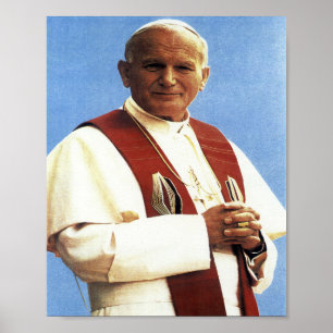 Pope John Paul II Self Portrait Poster
