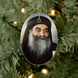 Pope Kyrillos VI Ceramic Tree Decoration