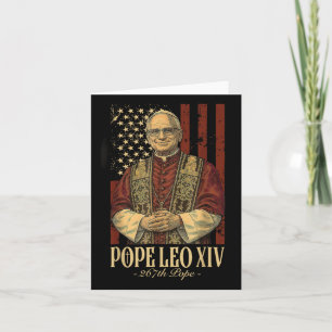 Pope Leo And America Us Pope Leo Xiv Card