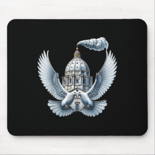 Pope Leo Doves Pope Leo  Mouse Mat