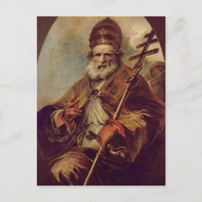Pope Leo I Postcard (Front)