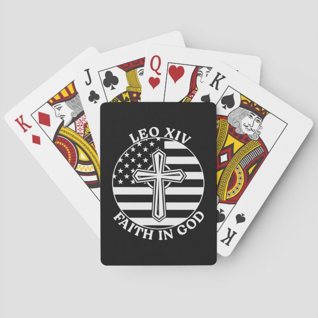 Pope Leo the 16th Leo XIV Playing Cards (Back)