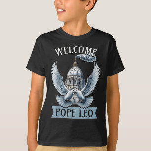 Pope Leo Welcome Pope Leo 2025 Pope  T-Shirt