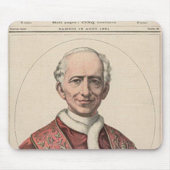 Pope Leo XIII Mouse Mat (Front)