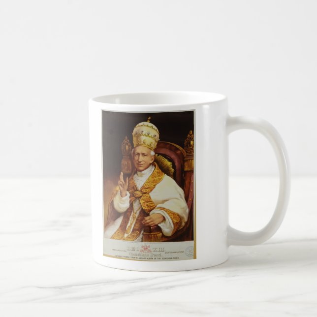 Pope Leo XIII Vincenzo Gioacchino Luigi Pecci Coffee Mug (Right)