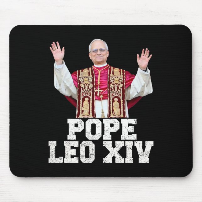Pope Leo Xiv 1  Mouse Mat (Front)