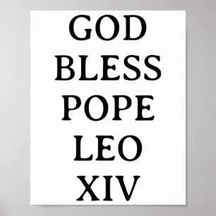 Pope Leo Xiv 3 Poster