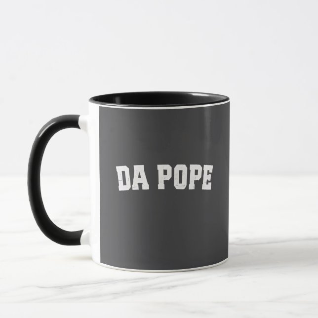 Pope Leo XIV Christian Church Da Pope Da  Mug (Left)