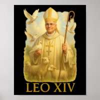 Pope Leo Xiv Doves - Christian Catholic Faith Insp