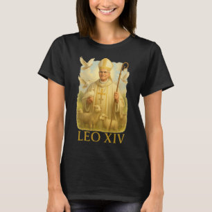 Pope Leo Xiv Doves - Christian Catholic Faith Insp T-Shirt