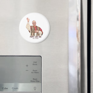 Pope Leo XIV Est 2025 Commemorative Magnet