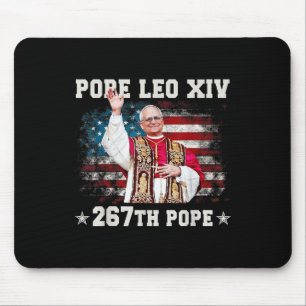Pope Leo Xiv - God Bless Pope Leo Xiv 267th Pope Mouse Mat