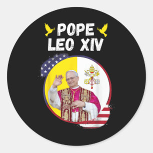 Pope Leo Xiv, Habemus Papam, Catholic  Classic Round Sticker