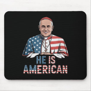 Pope Leo Xiv He Is American Cardinal Robert Franci Mouse Mat