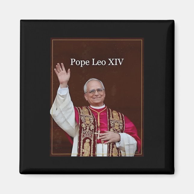 Pope Leo Xiv  Magnet (Front)