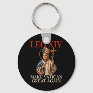 Pope Leo Xiv Make Vatican Great Again Catholic Chu Key Ring