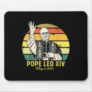 Pope Leo Xiv May 8 2025 Sunset Mouse Mat