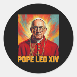Pope Leo Xiv - New Pope Leo Xiv 1  Classic Round Sticker