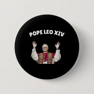 Pope Leo Xiv - New Pope Leo Xiv Catholic Pope 6 Cm Round Badge