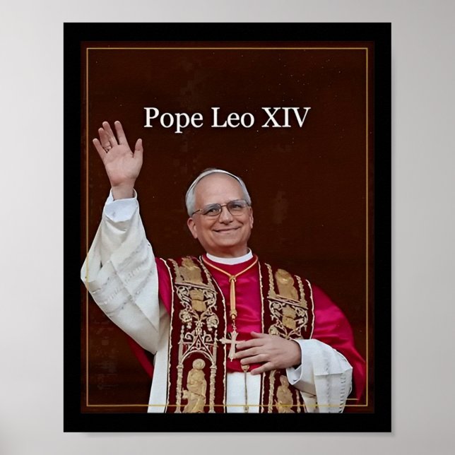 Pope Leo Xiv  Poster (Front)