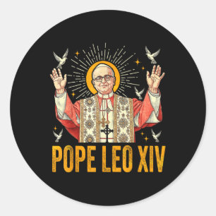Pope Leo Xiv Robert Francis Prevost _9 Classic Round Sticker