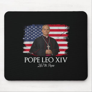 Pope Leo Xiv Robert Francis Prevost First American Mouse Mat