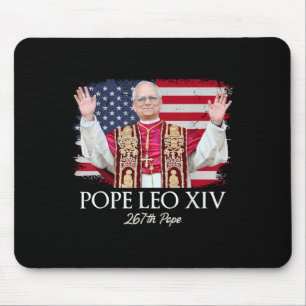 Pope Leo Xiv Robert Francis Prevost First American Mouse Mat