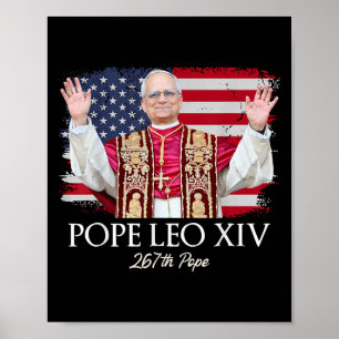 Pope Leo Xiv Robert Francis Prevost First American Poster