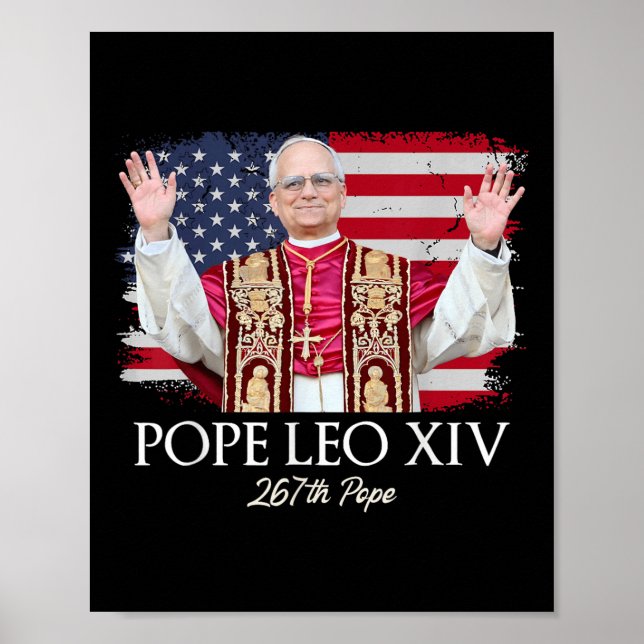 Pope Leo Xiv Robert Francis Prevost First American Poster (Front)