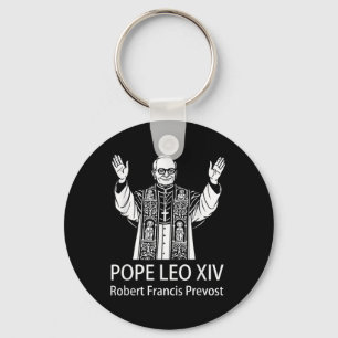 Pope Leo Xiv Robert Francis Prevost Key Ring