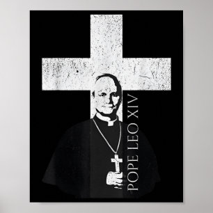 Pope Leo Xiv Robert Francis Prevost Poster