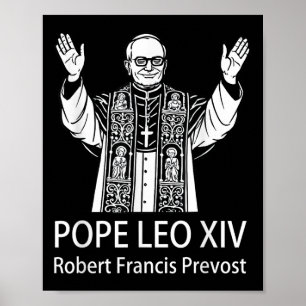 Pope Leo Xiv Robert Francis Prevost  Poster