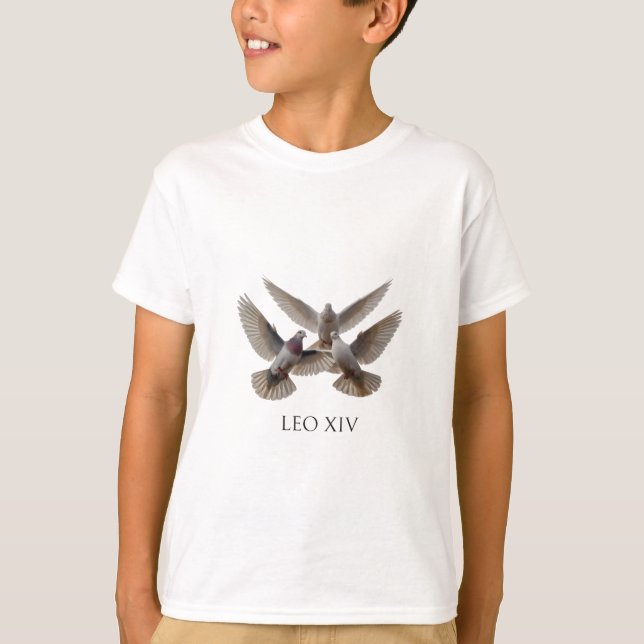 Pope Leo XIV - Symbol of Peace and Renewal T-Shirt (Front)