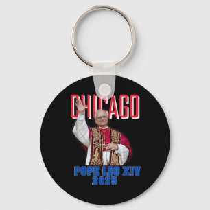 Pope Leon Xiv 2025 – Chicago’s First American Pope Key Ring