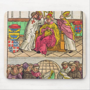 Pope Martin V is installed to the Papacy Mouse Mat