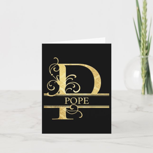 Pope Name _1  Card (Front)