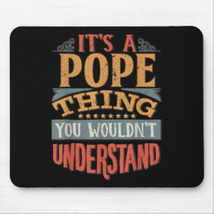 Pope Name _2  Mouse Mat