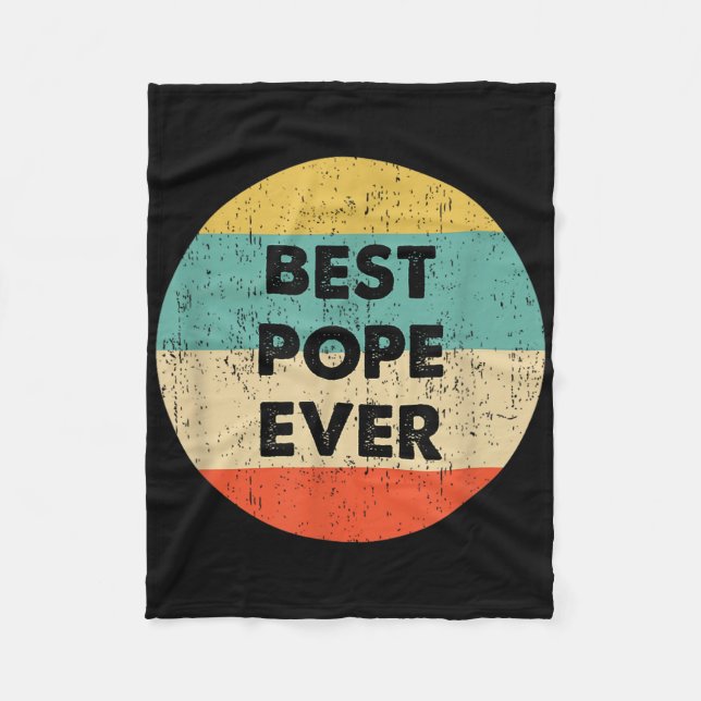 Pope Name  Fleece Blanket (Front)