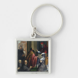 Pope Paul IV Handing over a Statute Key Ring
