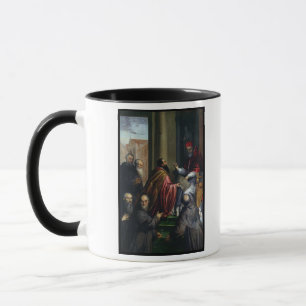 Pope Paul IV Handing over a Statute Mug