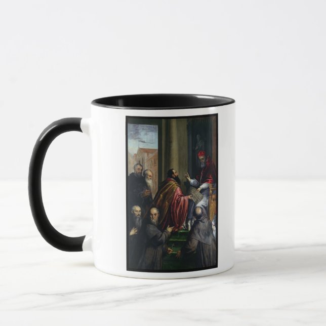Pope Paul IV Handing over a Statute Mug (Left)