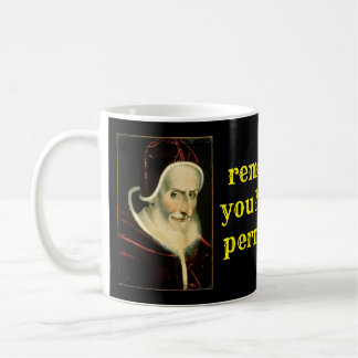 Pope Pius V Permission Coffee Mug