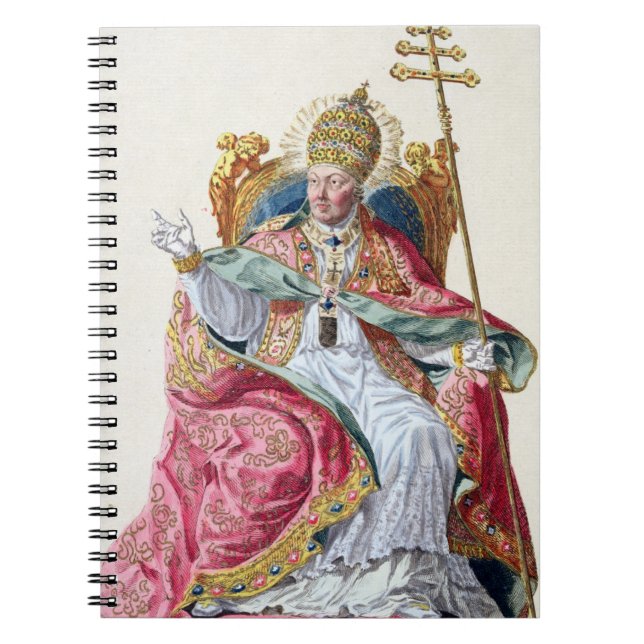 Pope Pius VI (1717-99) from 'Receuil des Estampes, Notebook (Front)