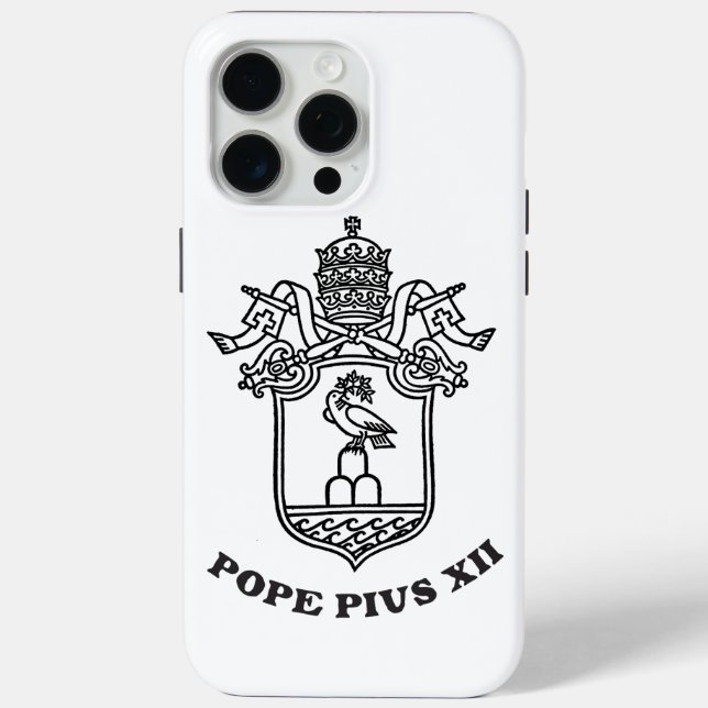 Pope Pius XII arms Case-Mate iPhone Case (Back)