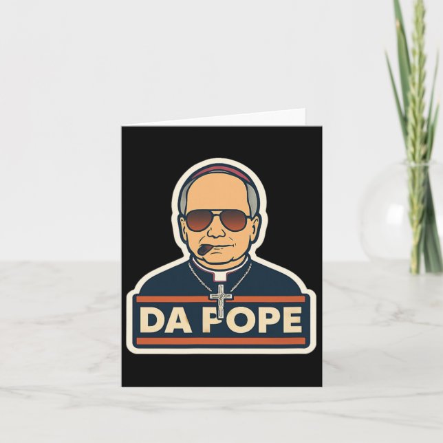 Pope Robert Prevost - Pope Leo Xiv - Da Pope  Card (Front)