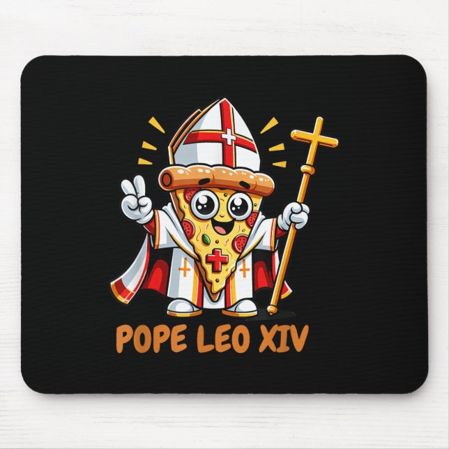 Pope Robert Prevost Pope Leo Xiv Da Pope Funny Piz Mouse Mat (Front)