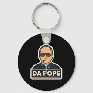Pope Robert Prevost - Pope Leo Xiv - Da Pope Key Ring