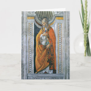 Pope Saint Sixtus II by Sandro Botticelli Card
