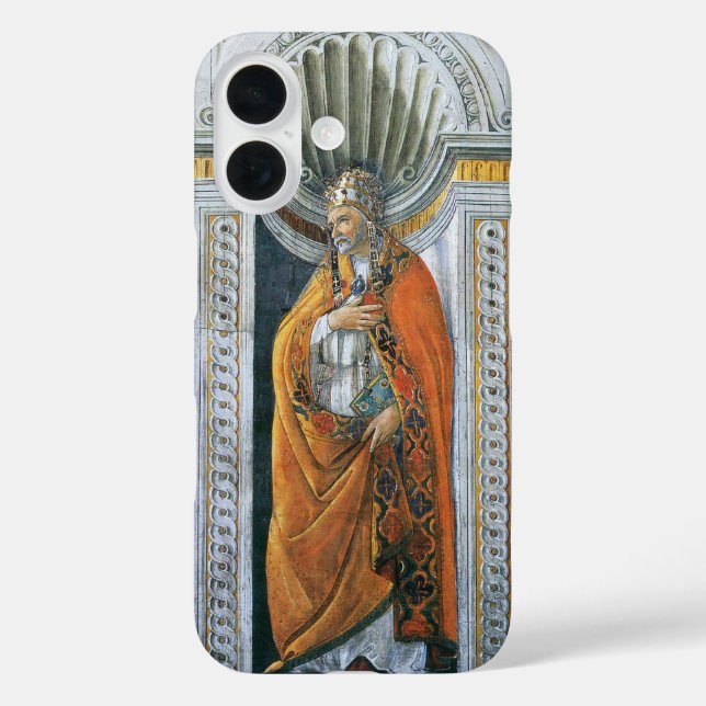 Pope Saint Sixtus II by Sandro Botticelli Case-Mate iPhone Case (Back)