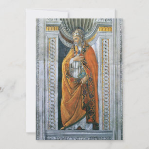 Pope Saint Sixtus II by Sandro Botticelli Invitation